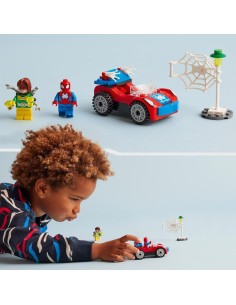 GIOCATTOLO PUBBLICIZZATO: vendita online LEGO Marvel L'Auto di Spider-Man e Doc Ock, Giocattolo con Minifigure per Bambini 4+...