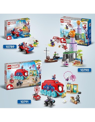 GIOCATTOLO PUBBLICIZZATO: vendita online LEGO Marvel L'Auto di Spider-Man e Doc Ock, Giocattolo con Minifigure per Bambini 4+...