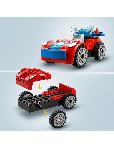 GIOCATTOLO PUBBLICIZZATO: vendita online LEGO Marvel L'Auto di Spider-Man e Doc Ock, Giocattolo con Minifigure per Bambini 4+...