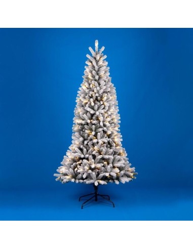 ALBERI E BASI DI NATALE: vendita online Albero di Natale floccato con LED "Montecarlo" altezza 210 cm e un diametro di 104cm ...
