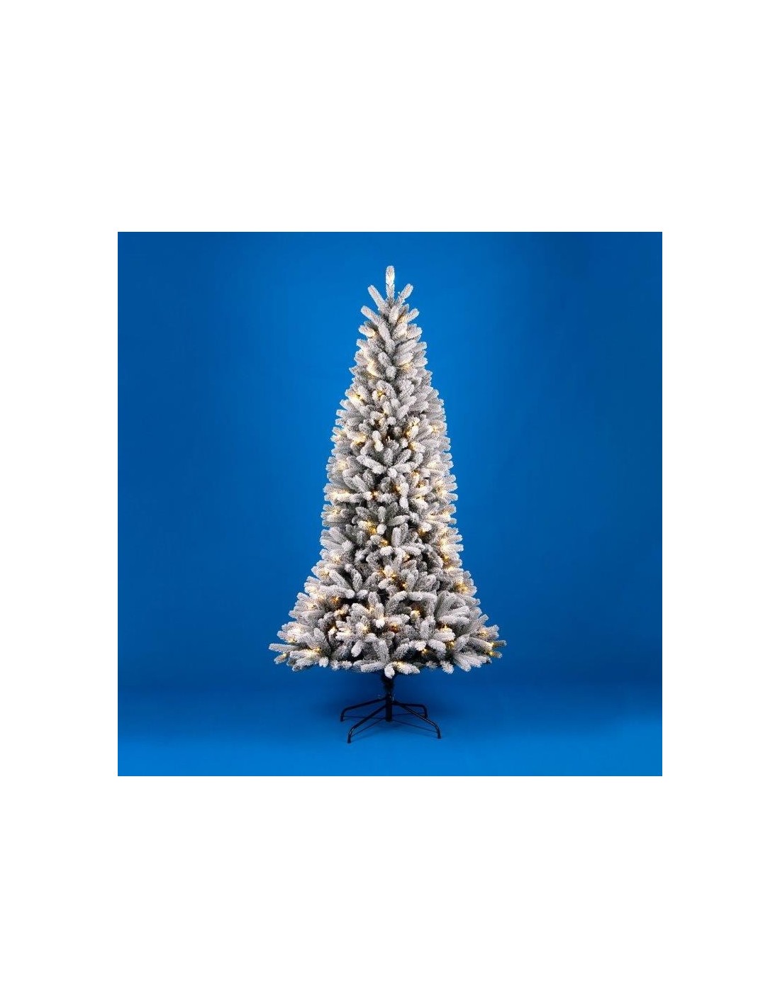 ALBERI DI NATALE: vendita online Albero di Natale floccato con LED "Montecarlo" altezza 210 cm con 1.140 rami in offerta