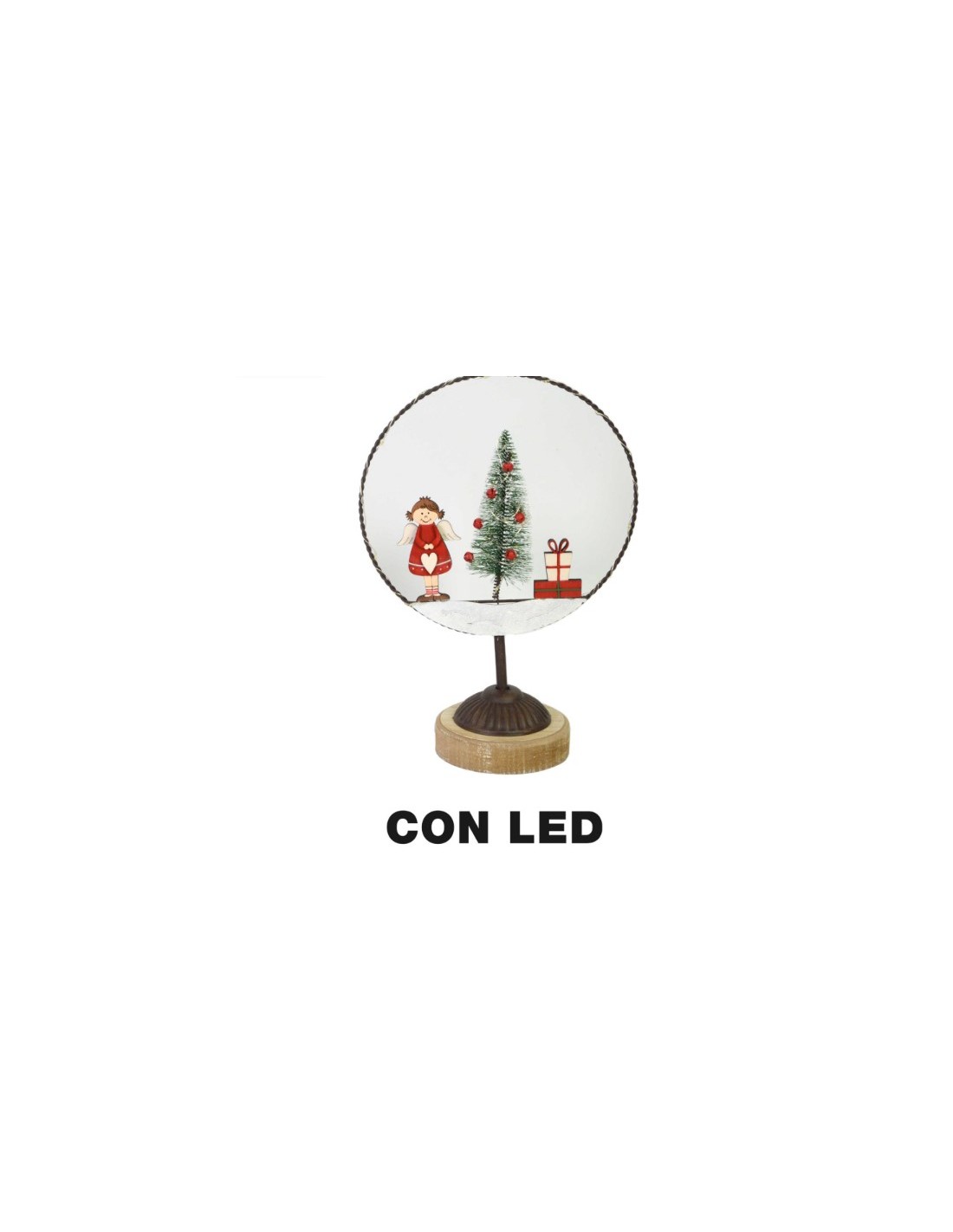 DECORAZIONE METALLO 20X1130CM CON LUCI LED