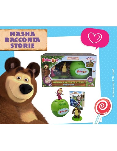 GIOCATTOLO PUBBLICIZZATO: vendita online Masha Racconta Storie, gioco bambini speaker incluso 24 storie, 130 min di audio, pe...