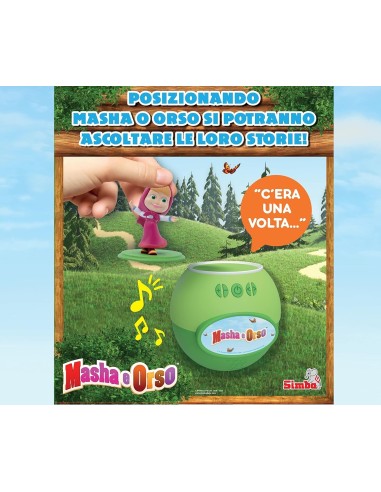 GIOCATTOLO PUBBLICIZZATO: vendita online Masha Racconta Storie, gioco bambini speaker incluso 24 storie, 130 min di audio, pe...