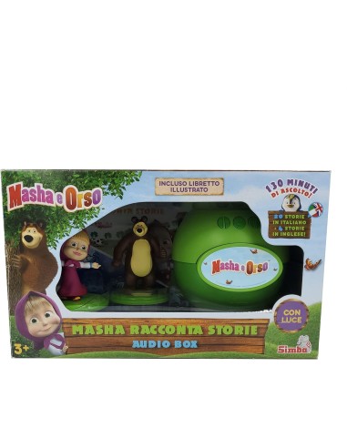 GIOCATTOLO PUBBLICIZZATO: vendita online Masha Racconta Storie, gioco bambini speaker incluso 24 storie, 130 min di audio, pe...