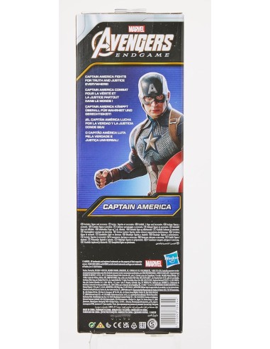 GIOCATTOLO PUBBLICIZZATO: vendita online Avengers Titan Hero Captain America, action figure 30 cm, personaggio Marvel, giocat...