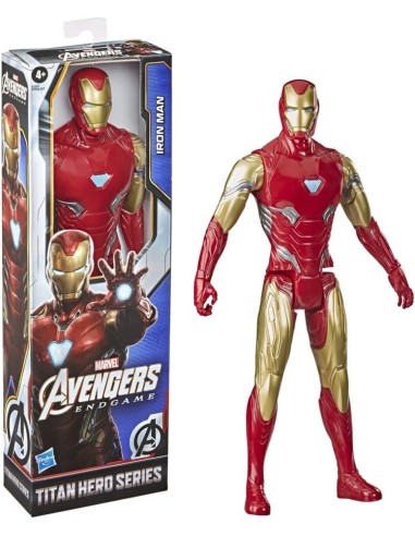 GIOCATTOLO PUBBLICIZZATO: vendita online Marvel Avengers Iron Man, Titan Hero Series, action figure 30 cm, giocattolo per bam...