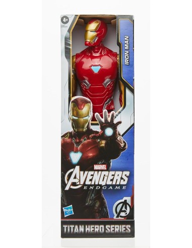 GIOCATTOLO PUBBLICIZZATO: vendita online Marvel Avengers Iron Man, Titan Hero Series, action figure 30 cm, giocattolo per bam...