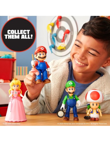 Super Mario action figure 13 cm, articolata, dettagli premium, personaggi film | shop in casa