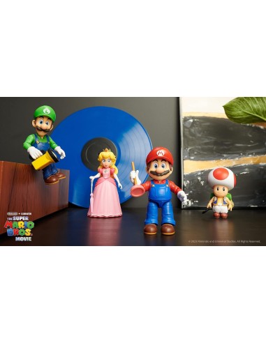 Super Mario action figure 13 cm, articolata, dettagli premium, personaggi film | shop in casa