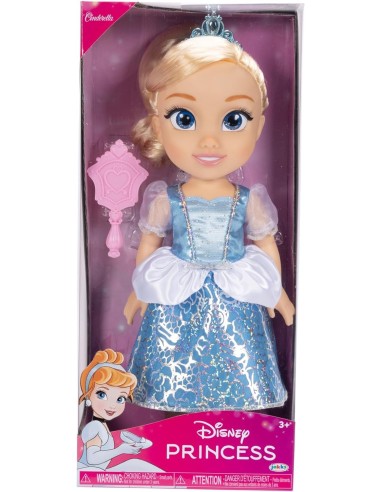 GIOCATTOLO PUBBLICIZZATO: vendita online Bambola Disney Princess Cenerentola 38 cm, abiti iconici, dettagli glitterati, tiara...