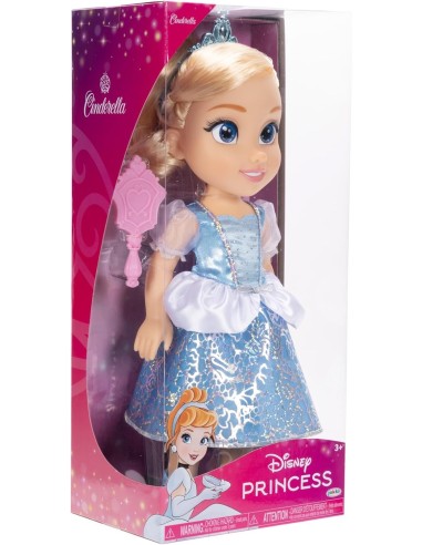 GIOCATTOLO PUBBLICIZZATO: vendita online Bambola Disney Princess Cenerentola 38 cm, abiti iconici, dettagli glitterati, tiara...