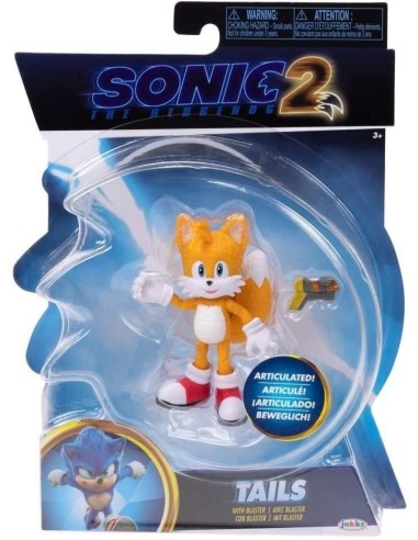 GIOCATTOLO PUBBLICIZZATO: vendita online Jakks Pacific Sonic 2 Movie 4" Figure Sonic, personaggio articolato, accessorio ispi...