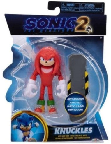 GIOCATTOLO PUBBLICIZZATO: vendita online Jakks Pacific Sonic 2 Movie 4" Figure Sonic, personaggio articolato, accessorio ispi...