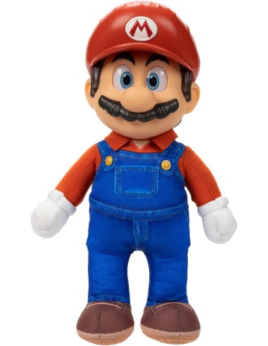 JAKKS Pacific Super Mario Bros. Movie Plush 35 cm, posabile e dettagliato | shop in casa