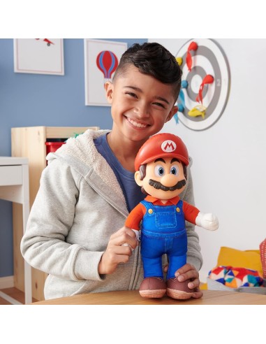 JAKKS Pacific Super Mario Bros. Movie Plush 35 cm, posabile e dettagliato | shop in casa