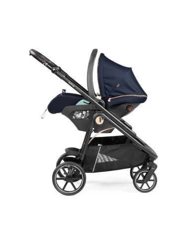 Primo Viaggio Lounge Peg Perego Blue Shine - Seggiolino Auto Reclinabile per Neonati