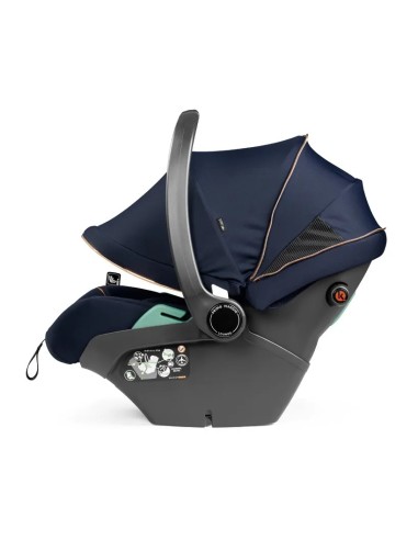 Primo Viaggio Lounge Peg Perego Blue Shine - Seggiolino Auto Reclinabile per Neonati