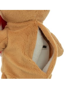 OGGETTISTICA NATALE: vendita online Peluche di Natale Pan di Zenzero 20cm, Musica e Movimento, Idea Regalo Natalizio in offerta 2