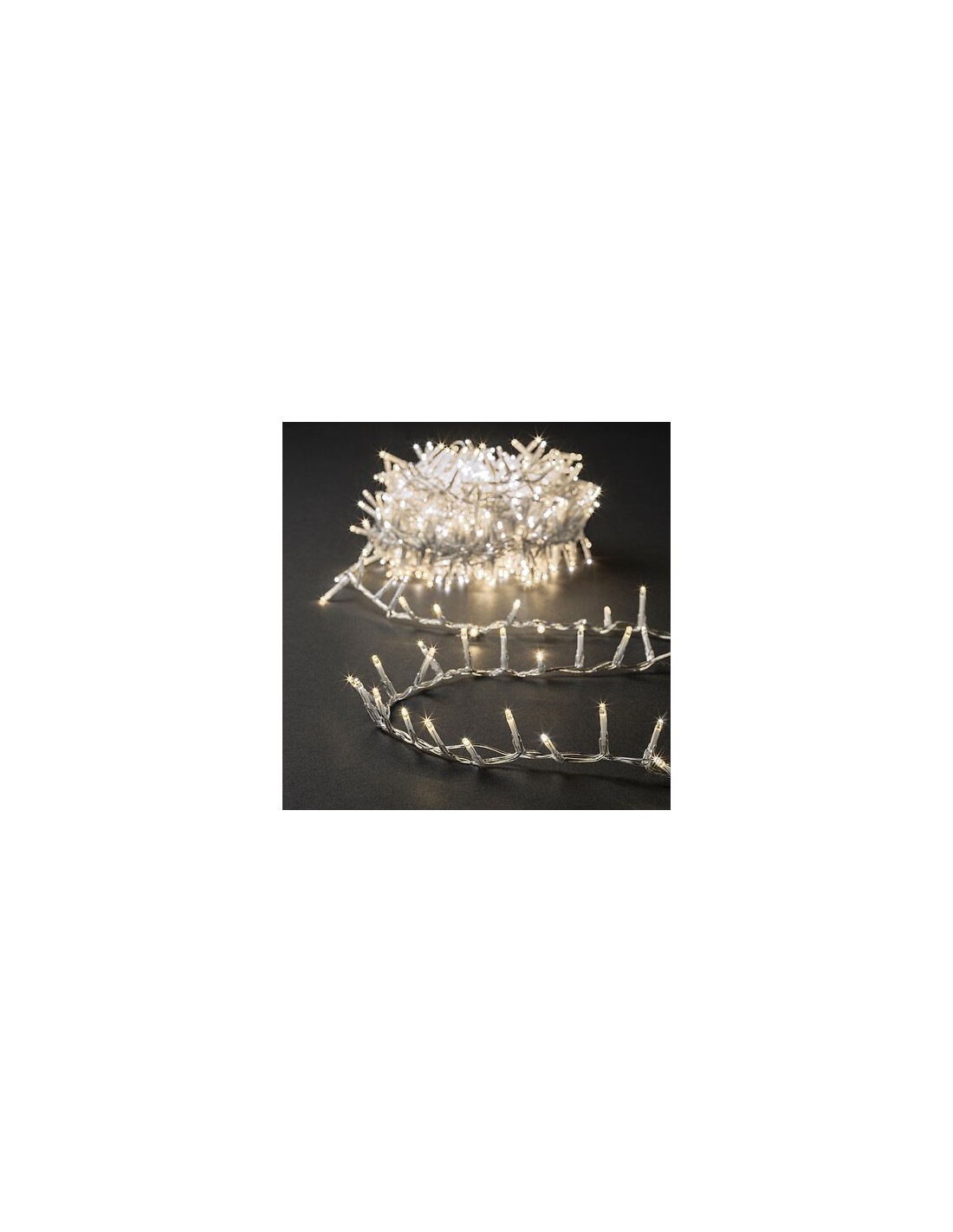 LUCI DI NATALE: vendita online Serie Luminosa di Natale 1000 LED, 25 Metri, Bianco Caldo, Esterno, 8 Effetti di Luce, Illumin...