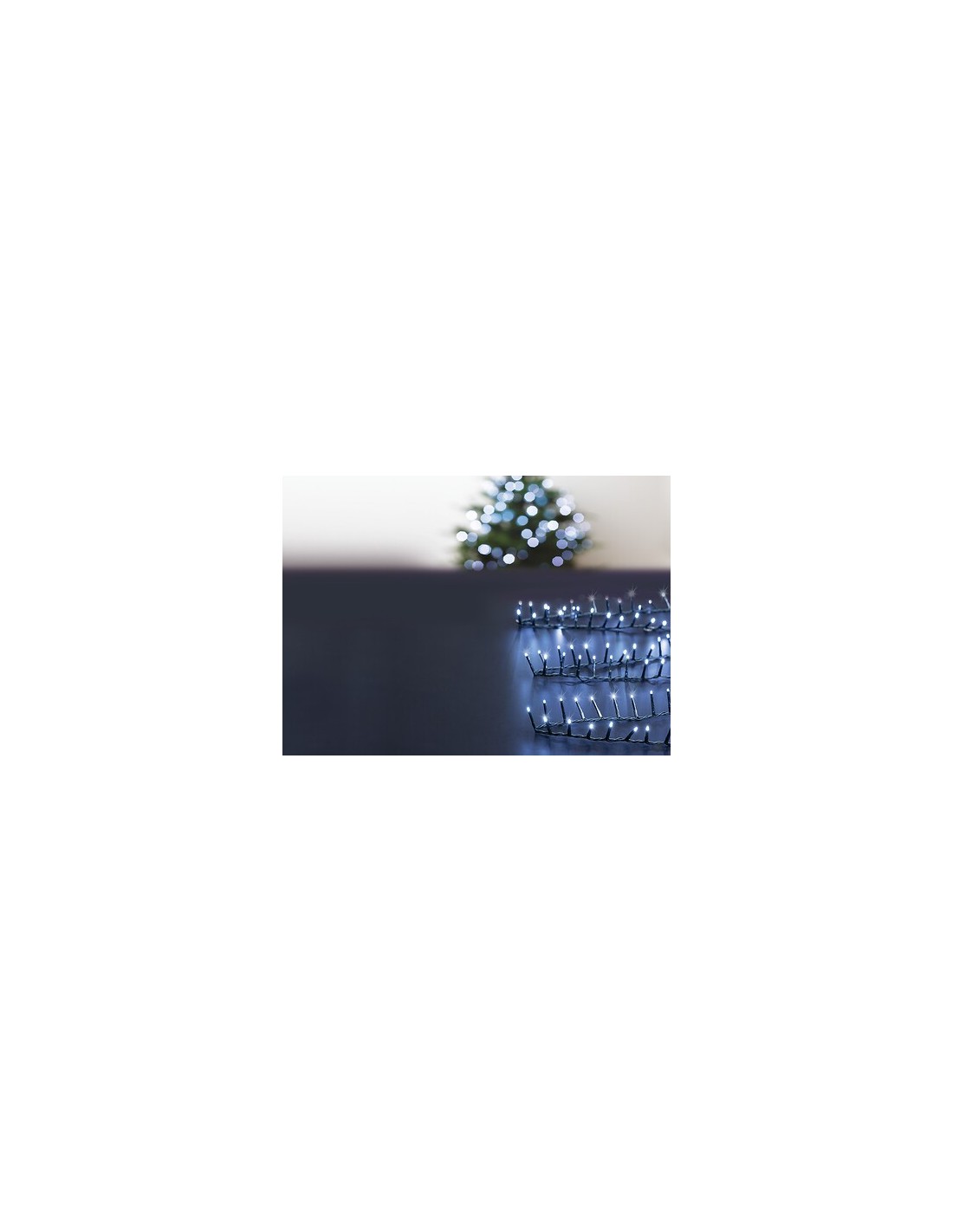 LUCI DI NATALE: vendita online Serie Luminosa di Natale 750 LED, 18 Metri, Bianco Freddo, Esterno, Luci Decorative con 8 Effe...