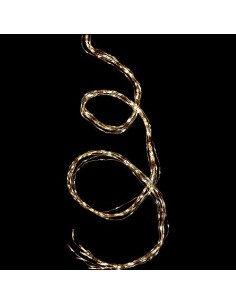 LUCI DI NATALE: vendita online Cascata di Luci di Natale 600 LED, 3 Metri, Bianco Caldo, Esterno , 8 Effetti di Luce, Illumin... 2
