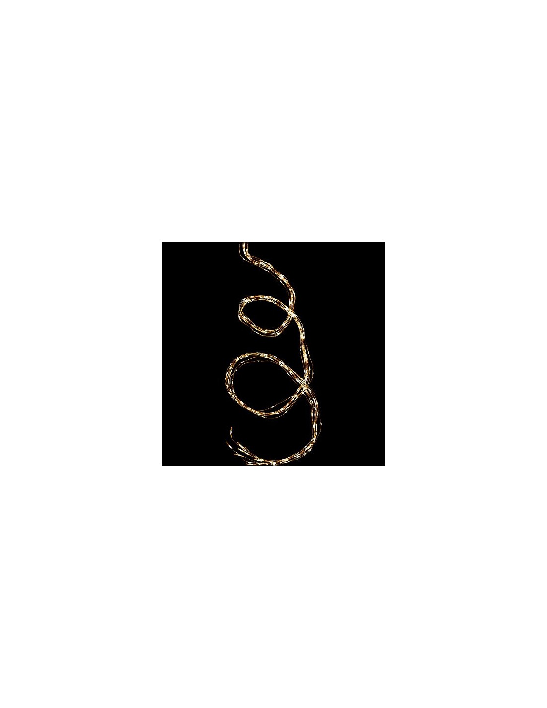 LUCI DI NATALE: vendita online Cascata di Luci di Natale 600 LED, 3 Metri, Bianco Caldo, Esterno , 8 Effetti di Luce, Illumin...