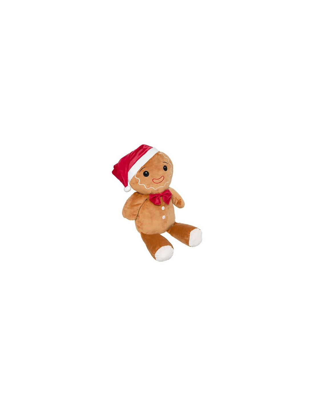 OGGETTISTICA NATALE: vendita online Peluche Pan di Zenzero di Natale H50cm Marrone, Decorazione Morbida e Accogliente, Perfet...