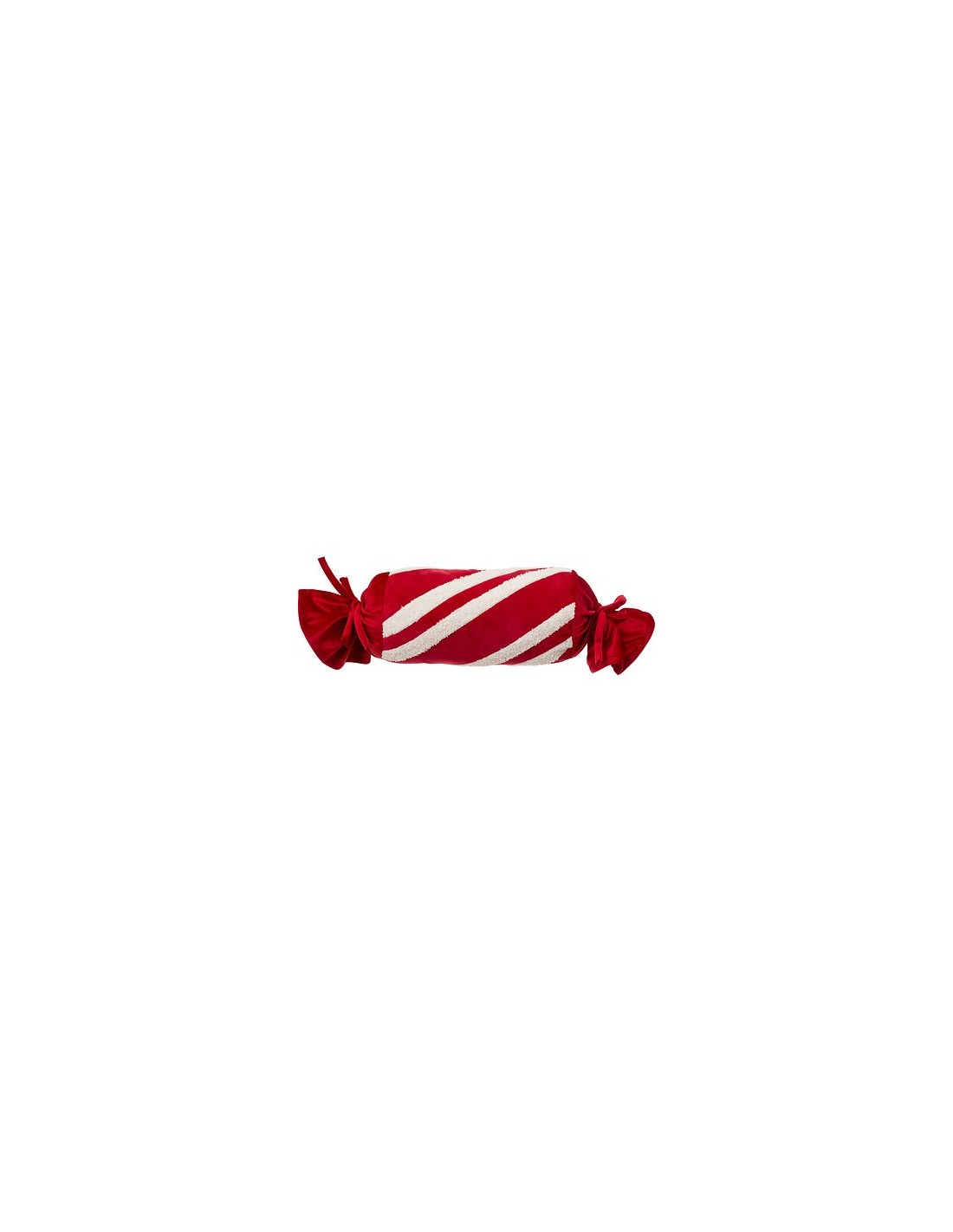 TESSILE: vendita online Cuscino Caramella di Natale 14x30cm in Poliestere, Decorazione Festiva, Accessorio Natalizio Adorabil...