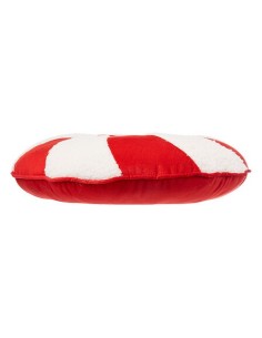 TESSILE: vendita online Cuscino di Natale Bonbon Candy D40cm, Decorazione Natalizia Bianco/Rosso, Cuscino Colorato in offerta 2