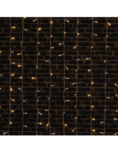 LUCI DI NATALE: vendita online Tenda di Luci di Natale 400 LED, 2x2m, Bianco Caldo, Esterno, 8 Effetti di Luce, Illuminazione...