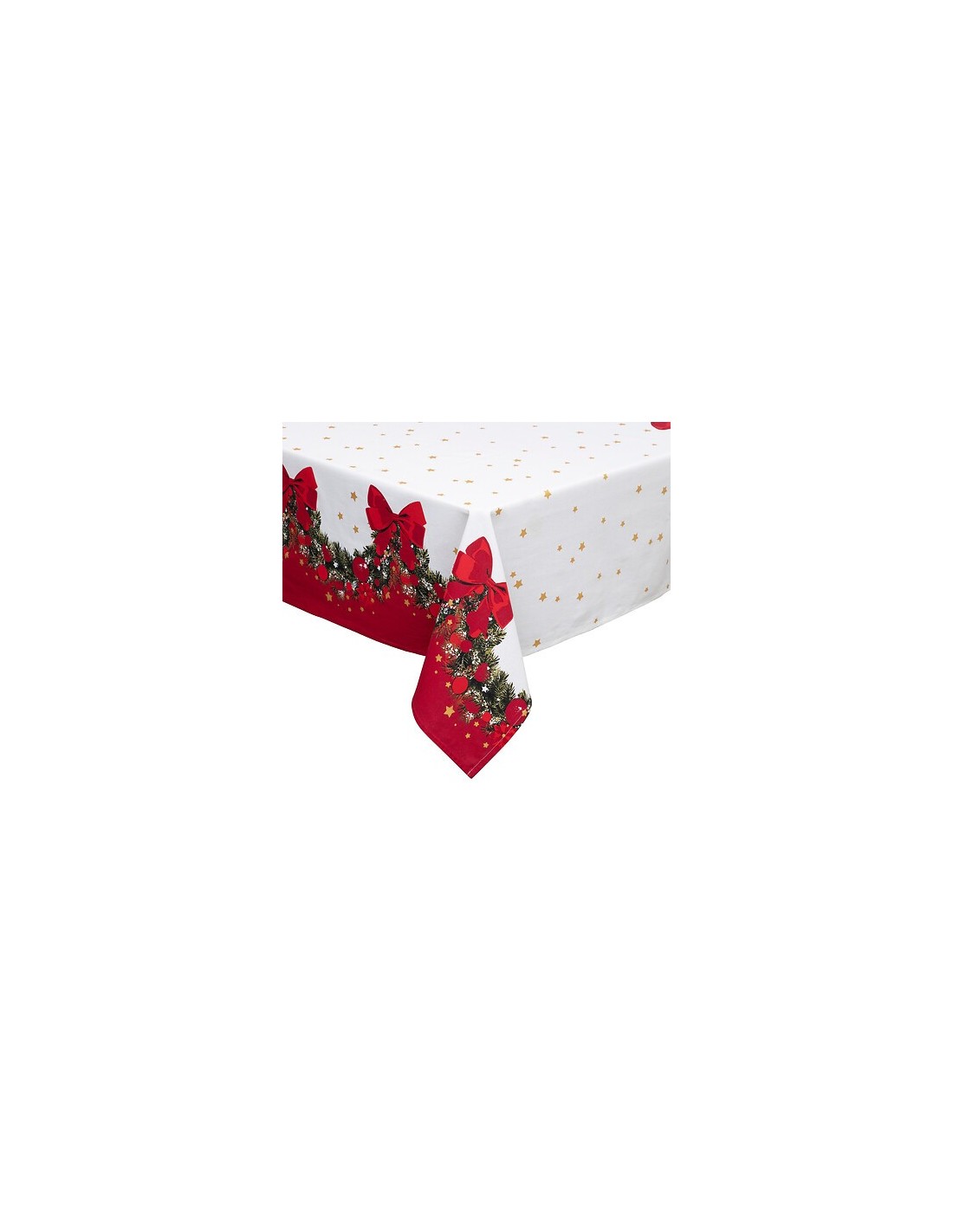 TESSILE: vendita online Tovaglia di Natale Ghirlanda 140x360 cm, Cotone, Decorazione Festiva, Elegante e Spaziosa, Idea Regal...