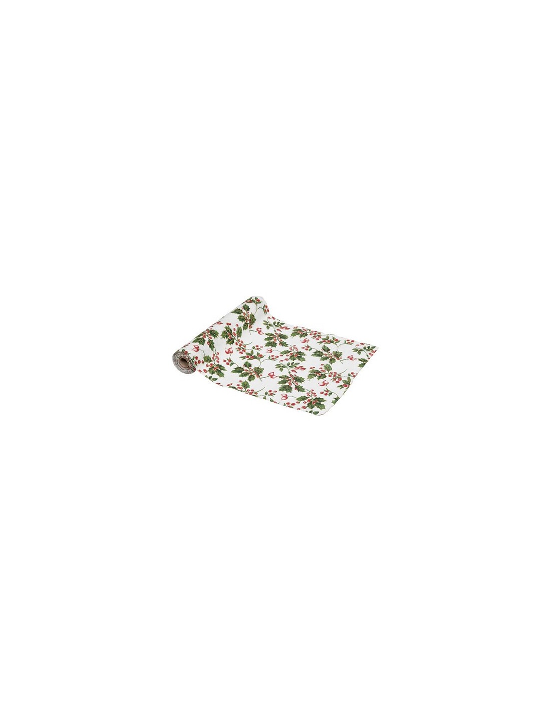 TESSILE: vendita online Rotolo di Tessuto di Natale Agrifoglio 28x300 cm, Versatile e Elegante, Ideale per Decorazioni e Fai ...