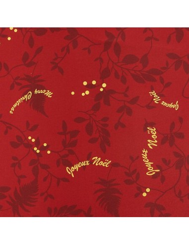 TESSILE: vendita online Tovaglia di Natale 180 cm, Rosso/Oro, Antimacchia, Elegante, Festiva, Perfetta per la Tavola delle Fe...