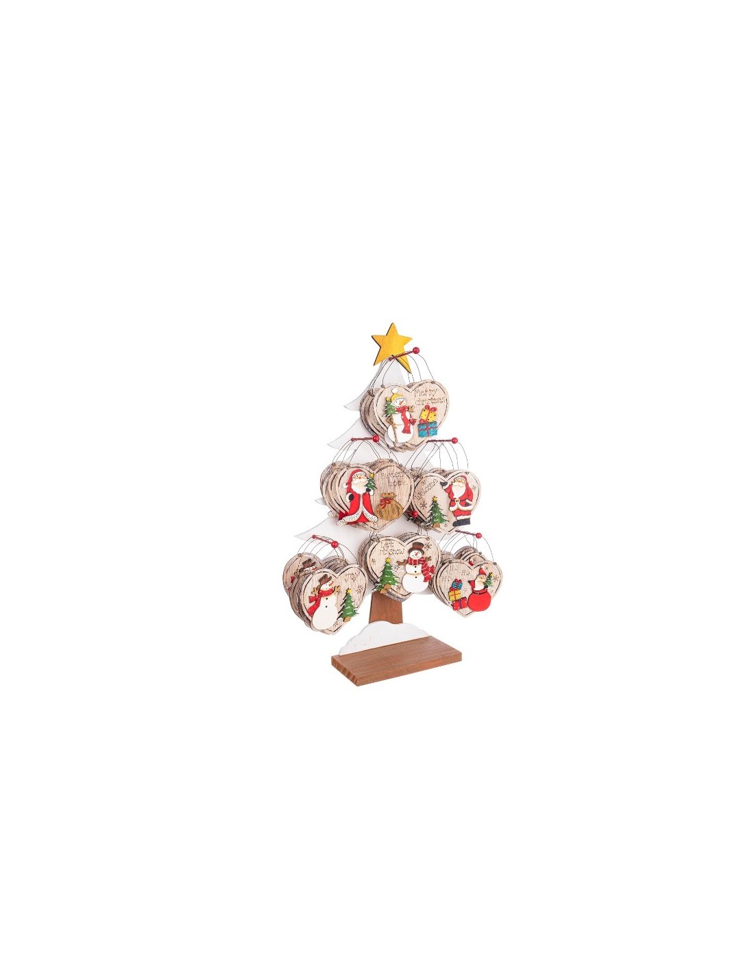 SFERE E PENDAGLI: vendita online Pendente di Natale Brett 13x12cm Assortito, La Magia di Natale per Decorazioni Festive in of...