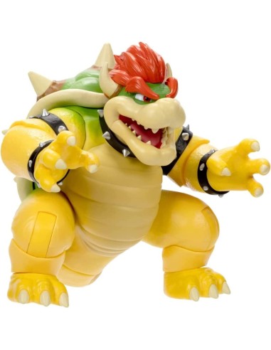 "Figura d'Azione Bowser 18 cm, Effetto Sputafuoco, 15 Punti di Articolazione | Shop in Casa"