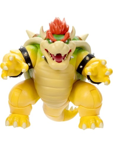 "Figura d'Azione Bowser 18 cm, Effetto Sputafuoco, 15 Punti di Articolazione | Shop in Casa"