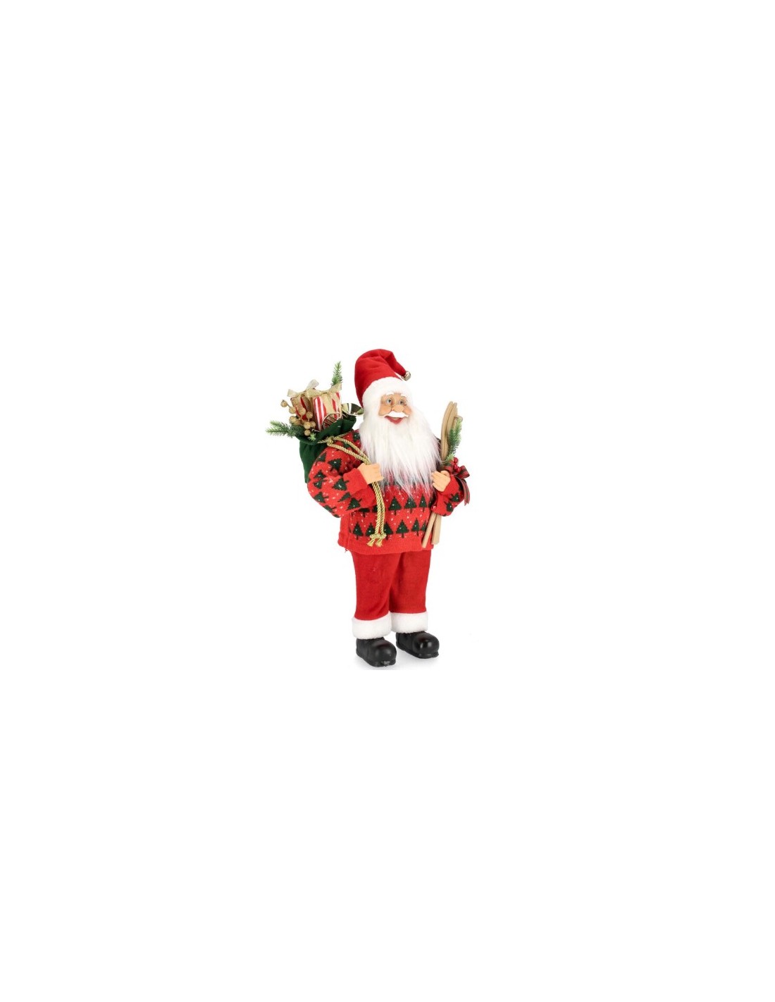 OGGETTISTICA NATALE: vendita online Babbo Natale Lorick Stand Rosso H60cm, La Magia di Natale per la Tua Decorazione in offerta