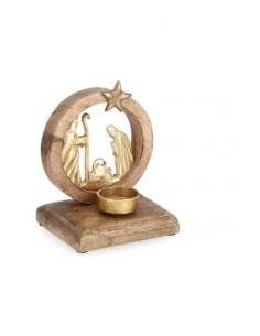 CANDELIERI: vendita online Portacandela di Natale Celestin 1P Oro/Naturale, Eleganza e Magia di Natale per la Tua Tavola in o...
