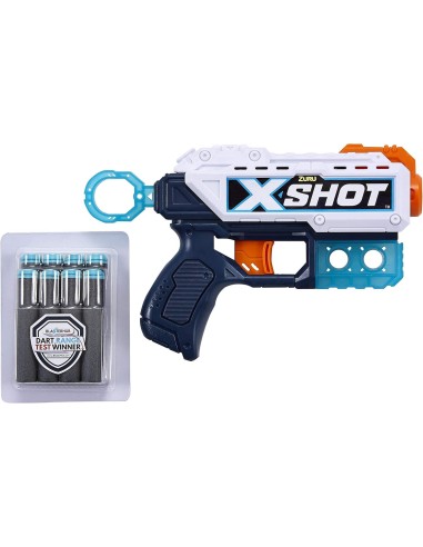 "Pistola a Freccette XSHOT Pulse 20 cm - Potenza 27 Metri, Include 8 Freccette | Shop in Casa"