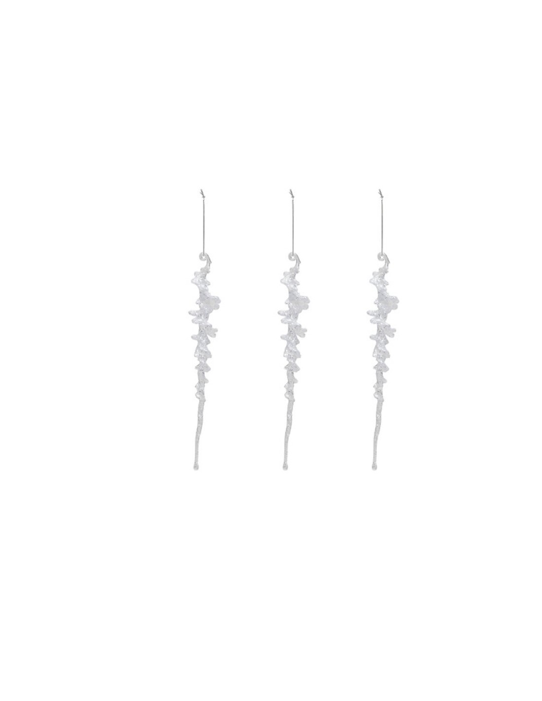 SET 3 PENDENTI 198859 ACRILICO H25CM