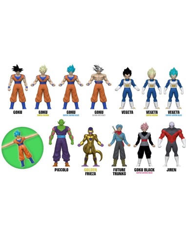 "Silverlit Monster Flex - Statuetta Dragon Ball Z Estensibile 15 cm, 14 Modelli da Collezionare | Shop in Casa"