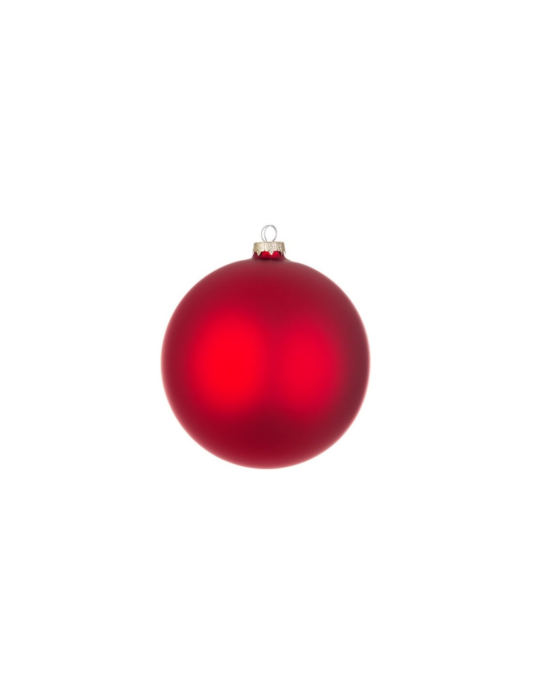 SFERE E PENDAGLI: vendita online Sfera di Natale in Vetro Rosso Opaco Ø15cm, La Magia di Natale per la Tua Decorazione Festiv...