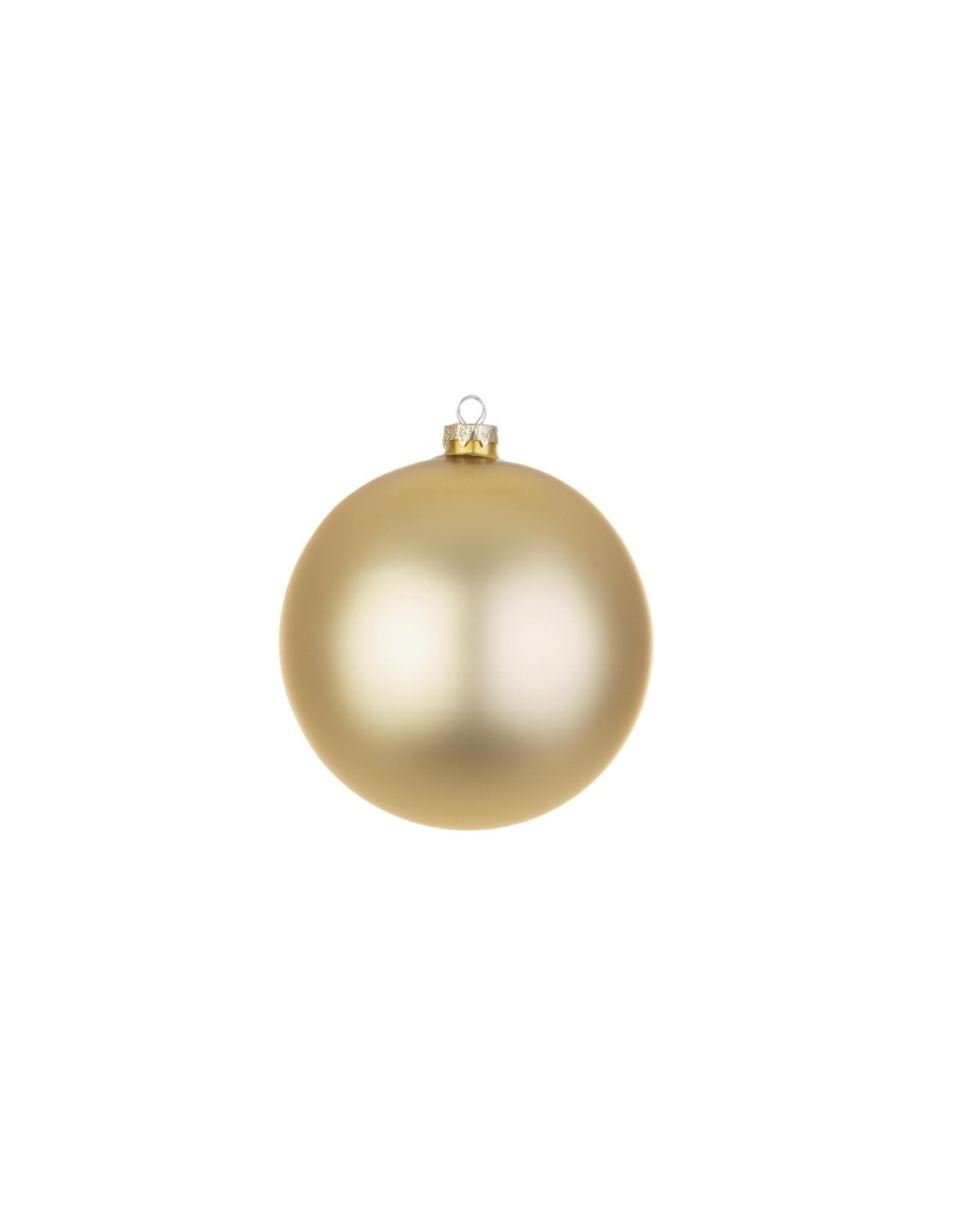 SFERE E PENDAGLI: vendita online Sfera di Natale in Vetro Miele Opaco Ø15cm, La Magia di Natale per la Tua Decorazione Festiv...