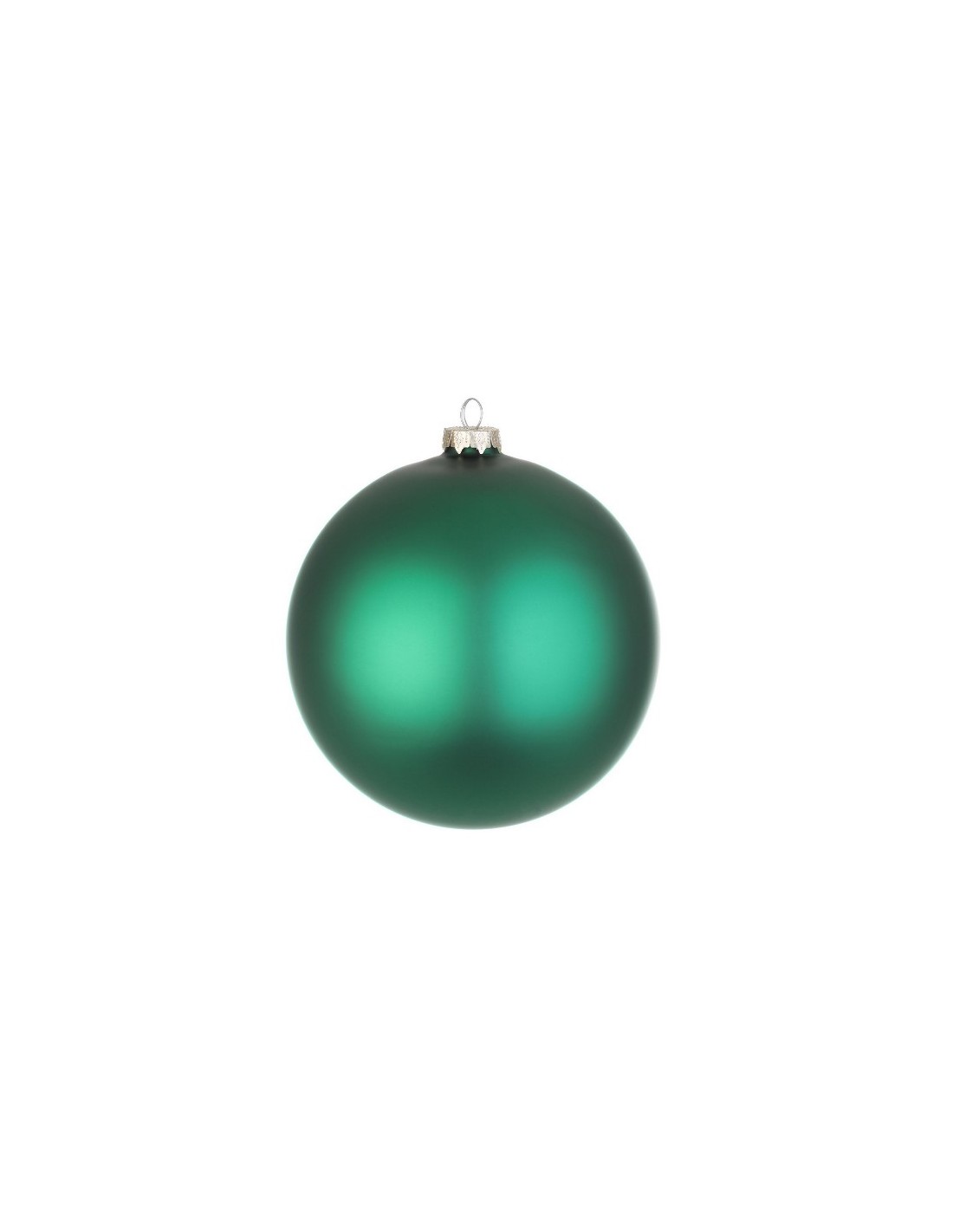 SFERE E PENDAGLI: vendita online Sfera di Natale in Vetro Verde Smeraldo Opaco Ø15cm, La Magia di Natale per Addobbi Festivi ...