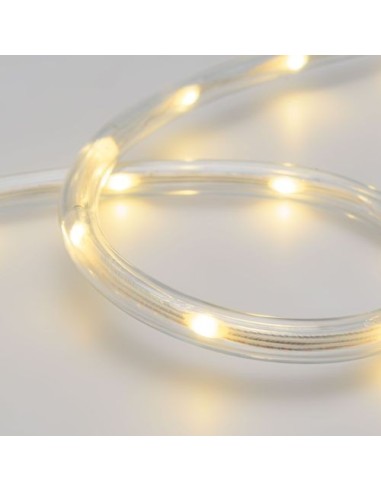 LUCI DI NATALE: vendita online Tubo Luminoso di Natale ø10mm 10m 200 LED Gocce 360°, Bianco Caldo, Controller 7 Giochi Luce i...