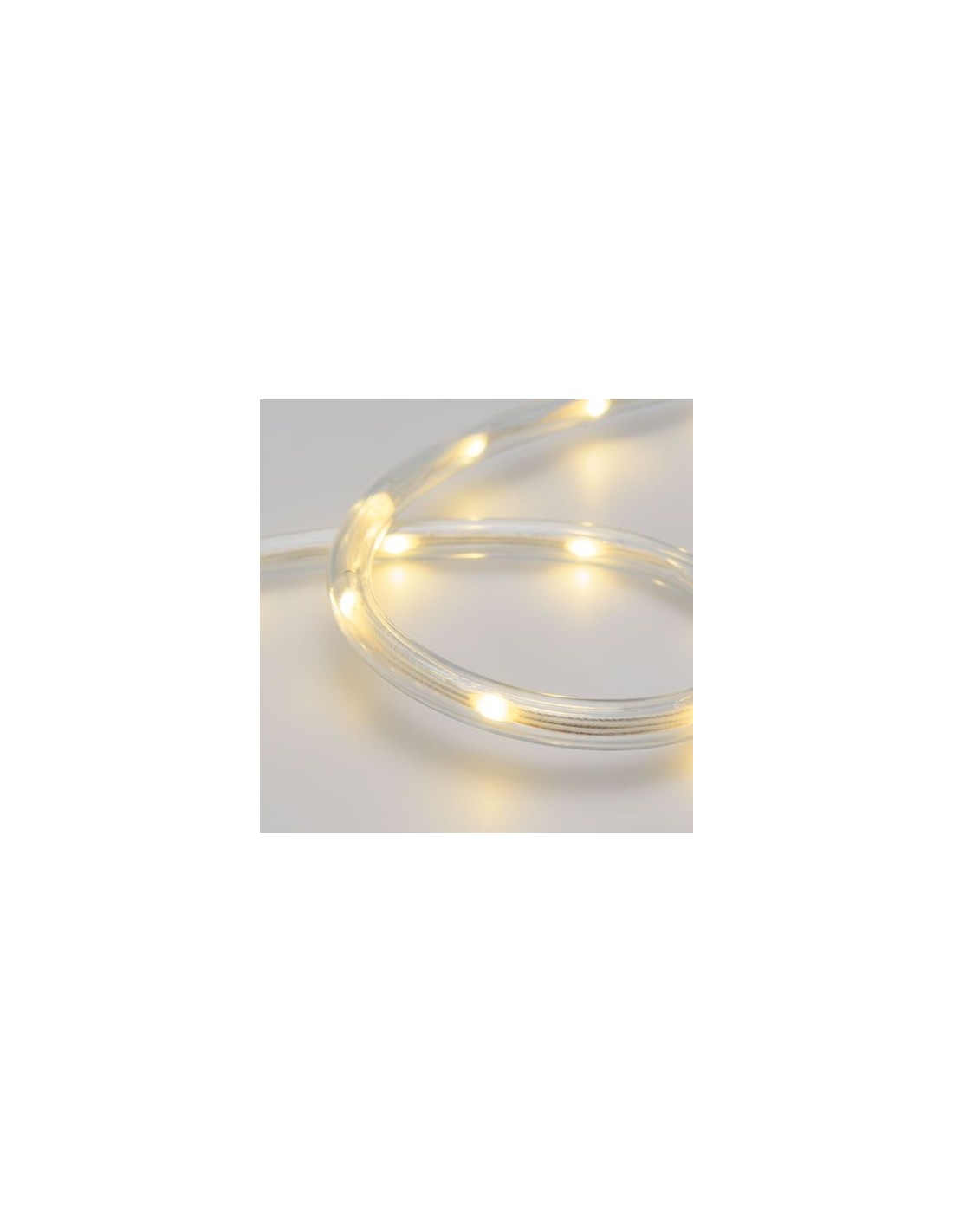 LUCI DI NATALE: vendita online Tubo Luminoso di Natale ø10mm 10m 200 LED Gocce 360°, Bianco Caldo, Controller 7 Giochi Luce i...