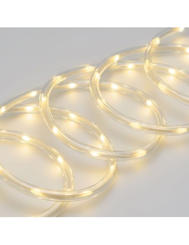 LUCI DI NATALE: vendita online Tubo Luminoso di Natale ø10mm 10m 200 LED Gocce 360°, Bianco Caldo, Controller 7 Giochi Luce i...