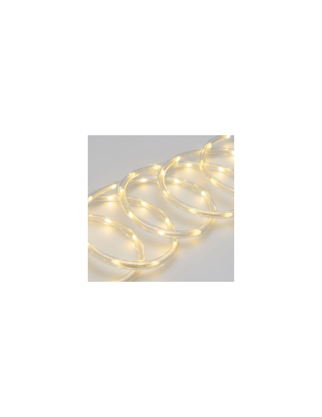 LUCI DI NATALE: vendita online Tubo Luminoso di Natale ø10mm 10m 200 LED Gocce 360°, Bianco Caldo, Controller 7 Giochi Luce i...