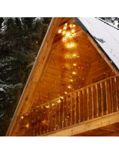 LUCI DI NATALE: vendita online Magic Albero di Natale Stella Cometa Ø28cm H3m, 290 LED BIANCO CALDO, Alta Luminosità, 2D/3D i...